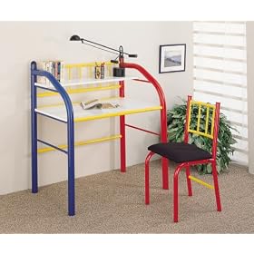 Desk and Chair in Multicolor - Coaster by Coaster