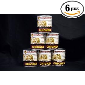 6 28 Oz cans-Canned Meat (CHICKEN) Long Term Food Storage-Survival Cave by Survival Cave Food