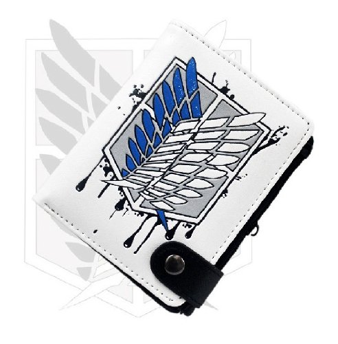 Attack on Titan Wallet Eren Mikasa Levi Scouting Legion Cosplay Purse Wallet