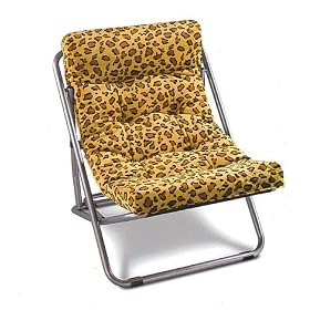 Padded Sling Chair - Leopard Print by Big City