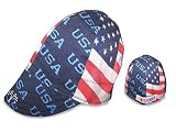 US Forge 141 Cotton Welding Cap, USA Flag