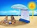 ezShade (Award Winning) - Blocks 99% UVA/UVB, Keeps you COOLER, DOUBLES your SHADE and INSTANTLY ATTACHES to ANY nylon/poly umbrella - (only 9 OZ)(also Green & Red - search ezShade)