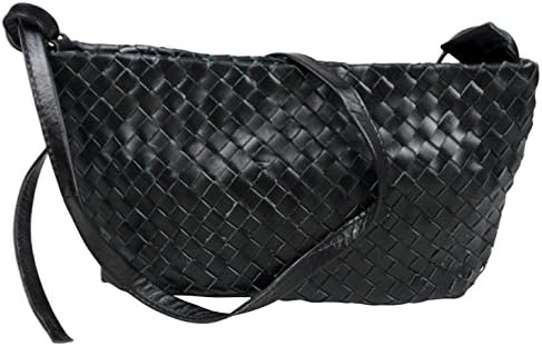 Shoesea Women's Malleate Knitted Cross Body Bag Black One Size