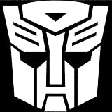 Transformers Autobots Racing Decal Sticker (New) White