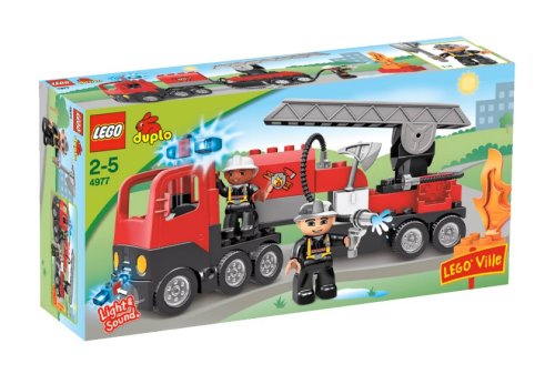 Childrens Toyshop  Third Party New : LEGO DUPLO 4977 Fire Truck