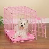 PINK - SMALL 24 - Fashion Colored Wire Crates