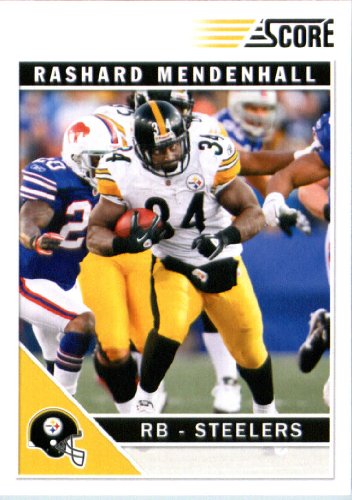 2011 Panini Score GLOSSY Football Card #235 Rashard Mendenhall - Steelers In a Protective Screwdown Case!