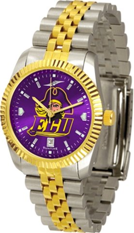 East Carolina Pirates ECU NCAA Mens 23Kt Executive Watch East Carolina Pirates ECU NCAA Mens 23Kt Executive Watch