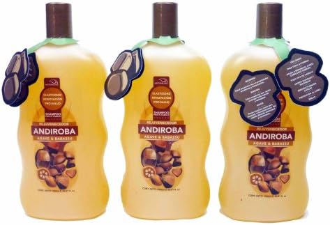 3 X Natturalabs Nuez De Brasil Aguacate &amp; Cupuazu Shampoo 33.8 oz