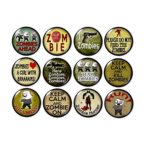 Zombie Buttons Pins