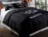 Baltimore Ravens NFL Embroidered Comforter Twin/Full (64 x 86")