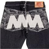 RMC Martin Ksohoh jeans 4A LIKE BLACK silver embroidery denim jeans REDM2904