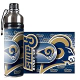 St Louis Rams - NFL 24oz Stainless Steel Water Bottle with 360&Acirc;&ordm; Wrap