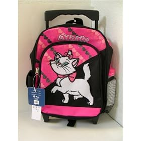 Disney Marie The Cat Backpack w/ Wheel : Kid Size Rolling luggage