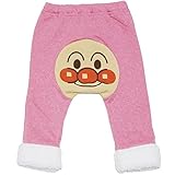 2016年 秋冬 アンパンマン 裾くしゅくしゅボア 丸マチ ニットキルト ロング丈パンツ ANPANMAN ピンク◇80cm