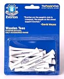 OFFICIAL EVERTON F.C. 20 WOODEN GOLF TEES