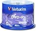 Electronics : Verbatim 16X Silver Thermal Lacquer DVD+R 4.7GB (50 Pack Cake Box)