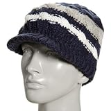 51sLjjAgv3L. SL160  Womens Dallas Cowboys Navy Blue Torque Knit Visor Cap   One Size
