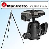 Manfrotto Tripod Bundle With Manfrotto 190XPROB 3 Section Aluminum Pro Tripod & Manfrotto 494RC2 Mini Ball Head with RC2 Rapid Connect System