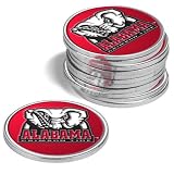 {4} Alabama Crimson Tide Golf Ball Markers