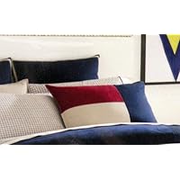 Nautica Top Sail European Pillow Sham Navy Blue 26' x 26' Cotton