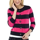 GO International® Striped Sweater - Pink/Ebony GO International® Striped Sweater - Pink/Ebony