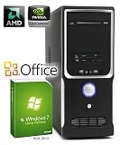 Zoom Produkt-Bild: PC - CSL Sprint W5228 (Dual) - Multimedia DualCore! PC-System mit AMD Athlon II X2 250 2x 3000 MHz, 500GB SATA, 4096MB DDR3, GeForce G210, DVD-RW, CardReader, 7.1 Sound, GigLAN, Windows 7 Home Premium, Office 2010 preloaded