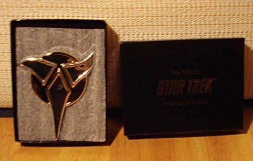 Franklin Mint .925 Sterling Silver Star Trek Federation Klingon Insignia 1992.