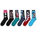 Zmart Men's Art Collection Casual Crew Trousers Socks Gift Box 6-PACK US 10-13