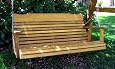 4` Cedar Porch Swing, Amish Crafted