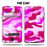 Apple iPod Touch Protective Vinyl Skin 2G 3G 2nd 3rd Generation 8GB 16GB 32GB - Pink Camo