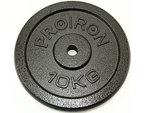 PROIRON Gym Quality Fitness Exercise Solid Cast Iron Weight Plate Discs 2 x 10KG