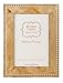 Italian Wooden Picture Frame, Triangle Detailed Border