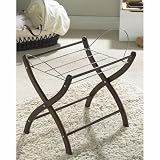 Izziwotnot Moses Basket Stand for Wicker Basket in Mahogany