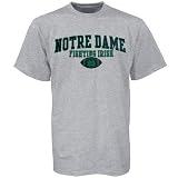 Champion Notre Dame Fighting Irish Ash Football T-shirt at Champion