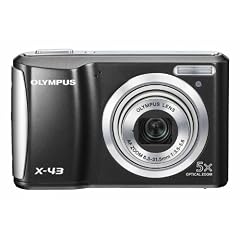 OLYMPUS 14 Megapixel Digitalkamera X-43, 5x optischer Zoom, schwarz