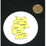 3 button pin printed with map, western, vector by Shop Zeus