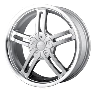 Sacchi S12 (Series 212) Hypersilver with Machined Lip - 17 x 7 Inch Wheel