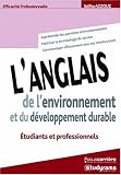 L\'anglais de l\'environnement et du développement durable