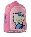 Hello Kitty Girls Backpack School Bag Pink - Polka Dot