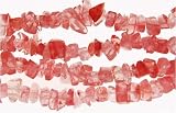 36 inch Endless Chip Necklace (approx. 8mm) - Cherry Quartz