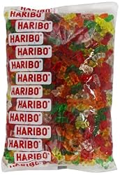 Haribo Gummy Candy, Sugarless Gummy Bears, 5-Pound Bag