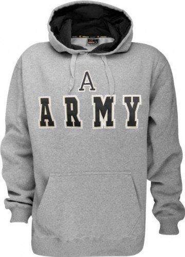 Buy Army Black Knights Automatic Fleece Grey Hooded Sweatshirt