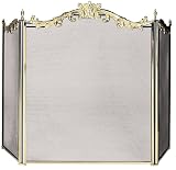Outdoor Living : UniFlame 3 Fold Cast Solid Brass Screen