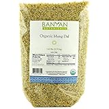 Banyan Botanicals Split Yellow Mung Dal - Certified Organic, 1.63 lbs