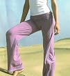 Pure Lime Violet Roll Down Hipster Yoga Pant
