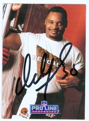 Ickey Woods Autographed/Hand Signed Football Card (Cincinnati Bengals) 1991 Pro Line #174