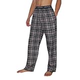 Mens Joe Boxer Plaid Sleepwear / Pajama Pants - Black & Red