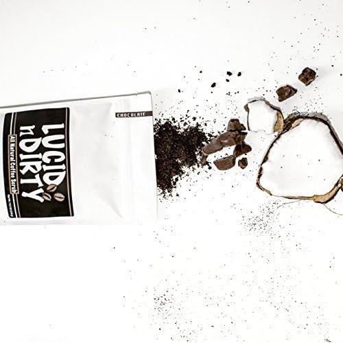 Coffee Based Cleansing &amp; Exfoliating Body Scrub (Chocolate Flavored) 210gr Made in USA