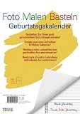 Produkt-Bild: Foto, Malen, Basteln. Wei&szlig;, Format A4. Geburtstags-Kalender: Immer w&auml;hrendes Kalendarium